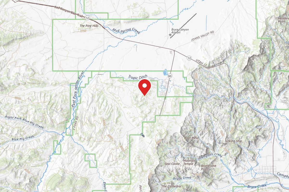 Dispersed Site near 37.6667, -112.1735