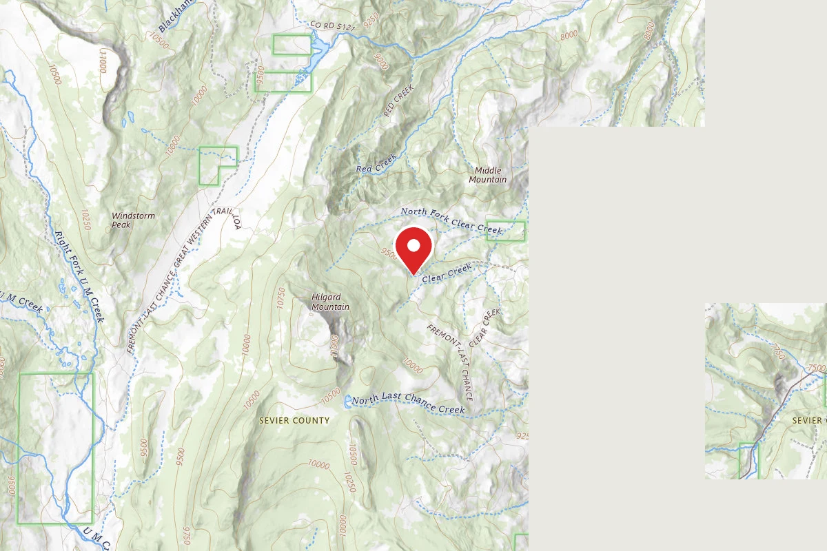 Dispersed Site near 38.6908, -111.5179