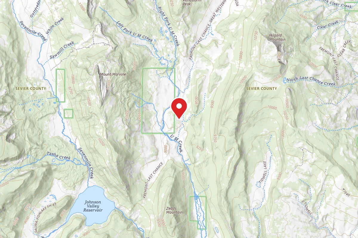Dispersed Site near 38.6489, -111.5951