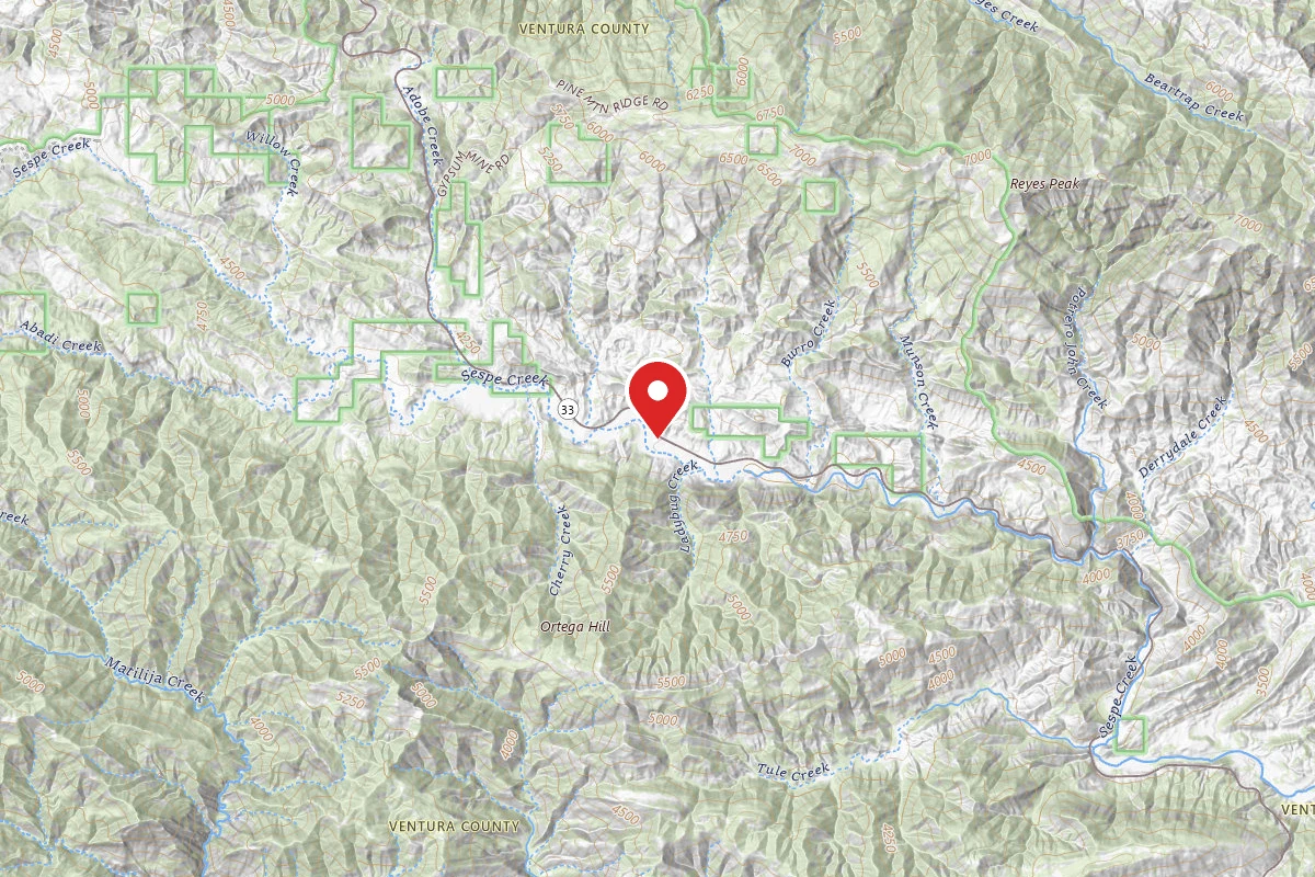 Los Padres NF - Dispersed Camp