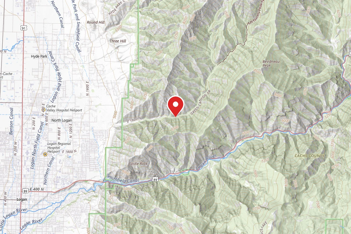 Dispersed Site near 41.7716, -111.7442