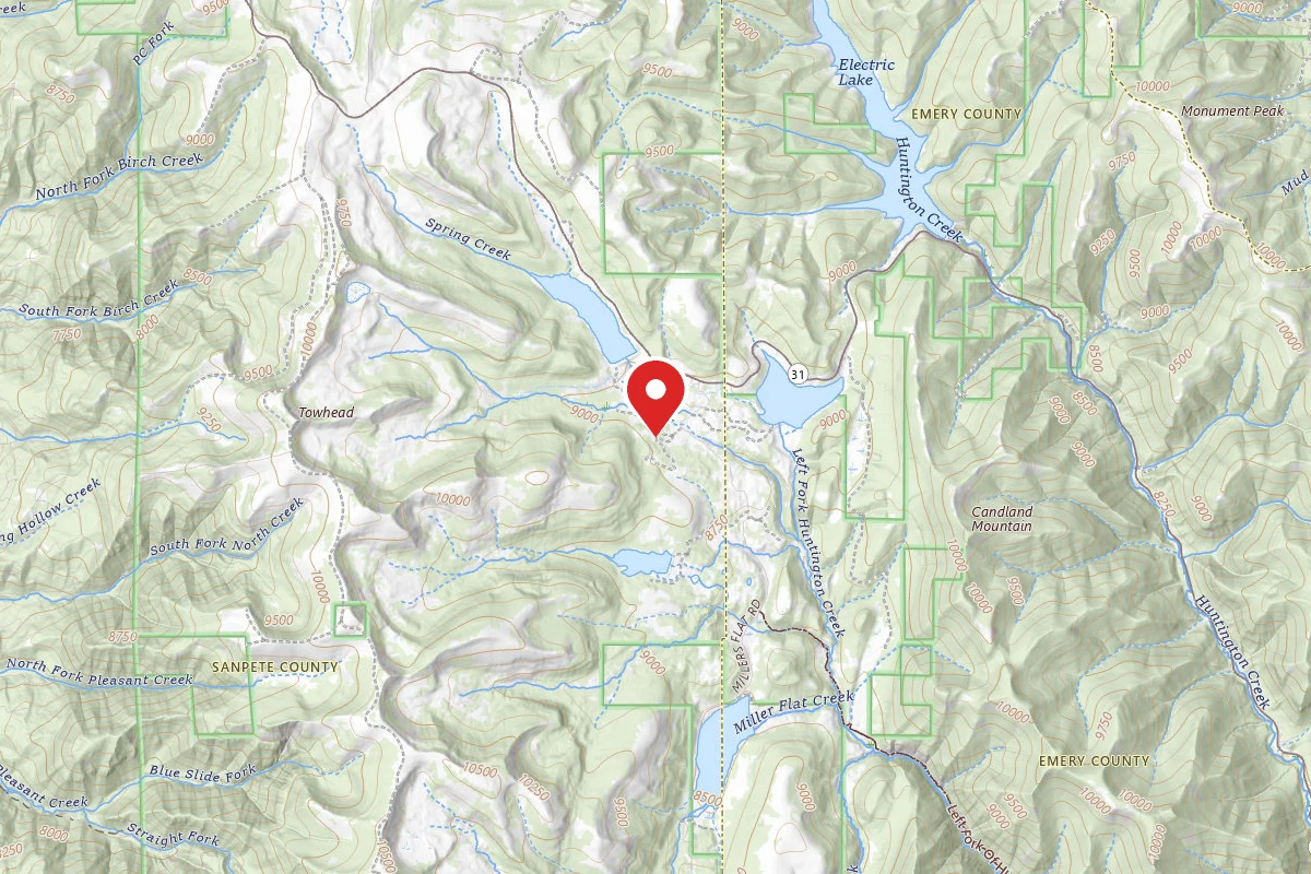 Dispersed Site near 39.5758, -111.2581