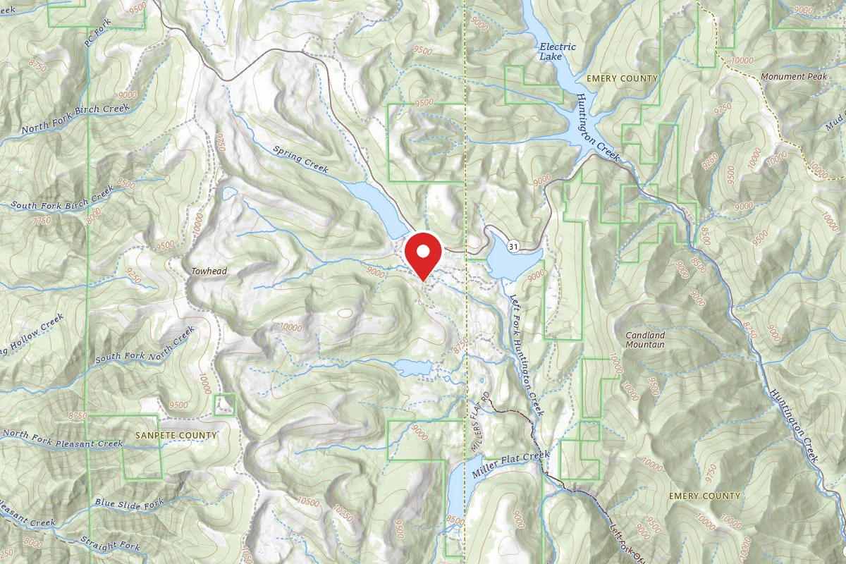 Dispersed Site near 39.5767, -111.2578