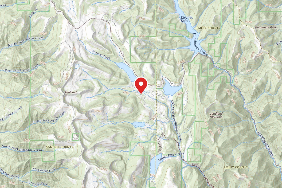 Dispersed Site near 39.5778, -111.2585