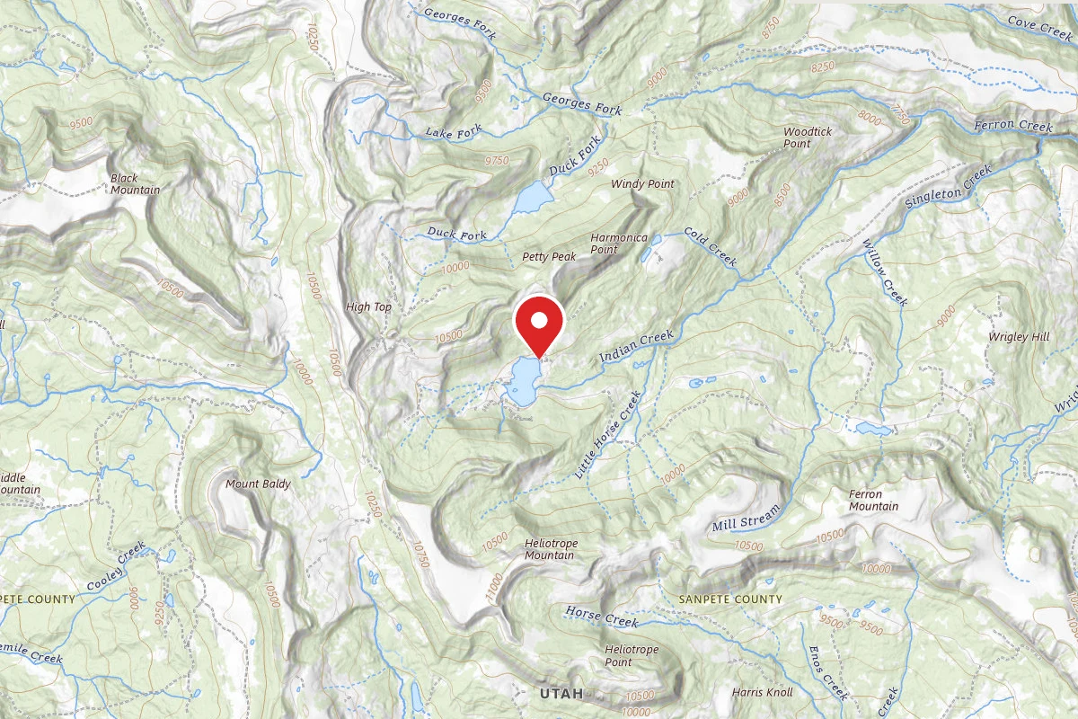 Dispersed Site near 39.1455, -111.4495