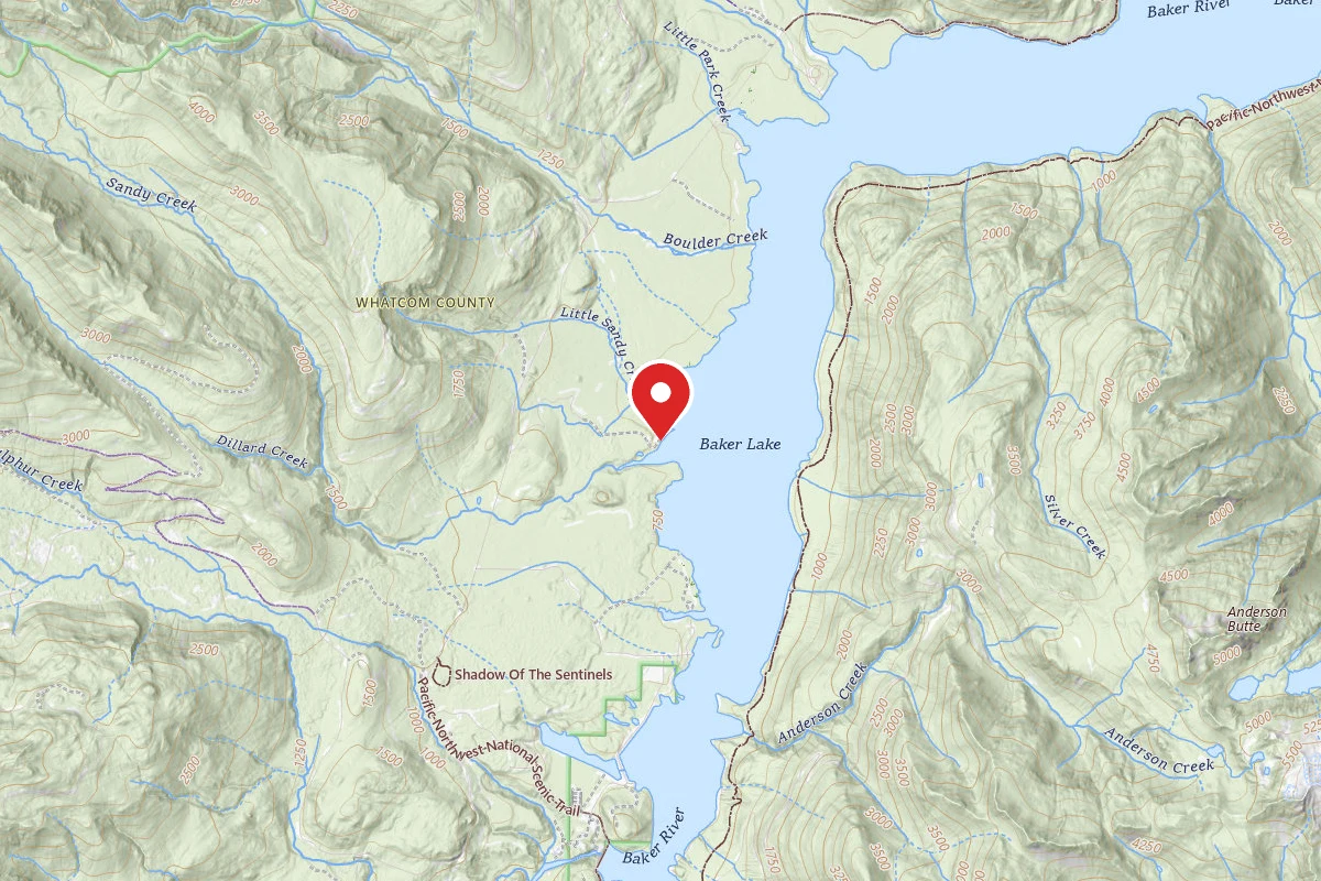 Lower Sandy Dispersed Camp