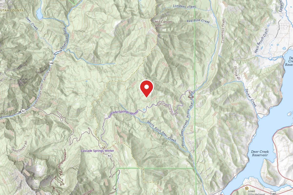 Dispersed Site near 40.4583, -111.5818