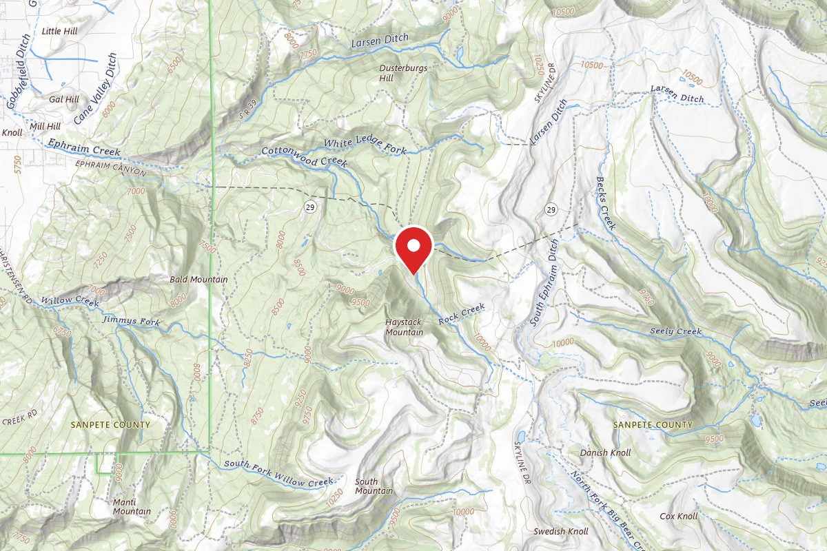 Dispersed Site near 39.3199, -111.4726