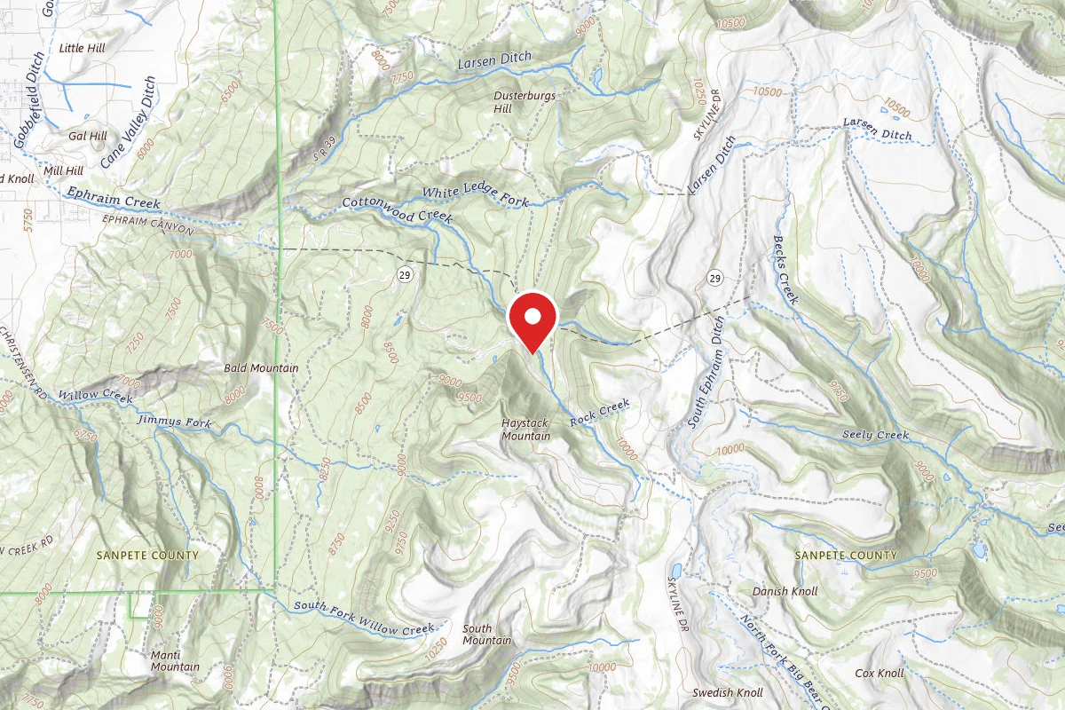Dispersed Site near 39.3210, -111.4736