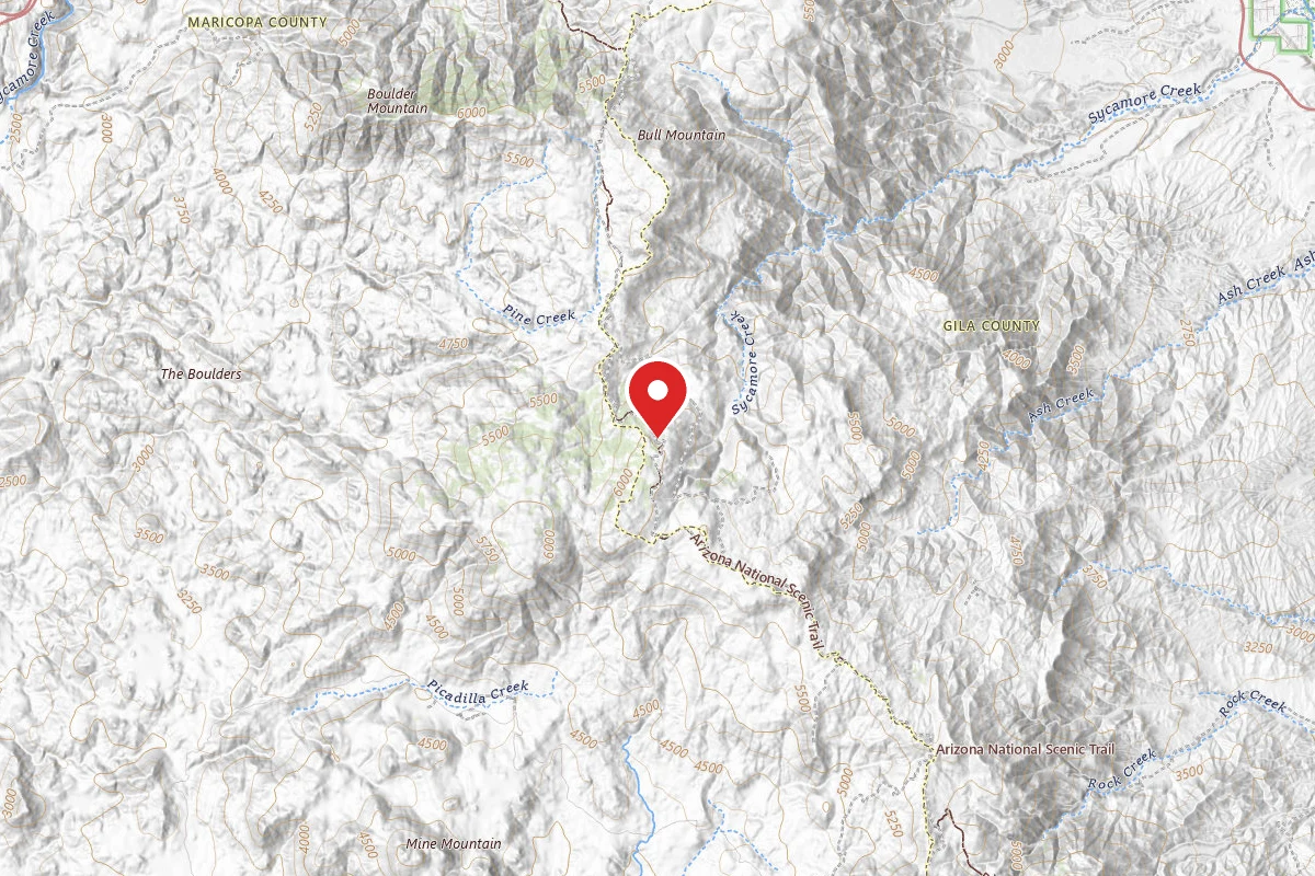 Dispersed Site near 33.7614, -111.3802
