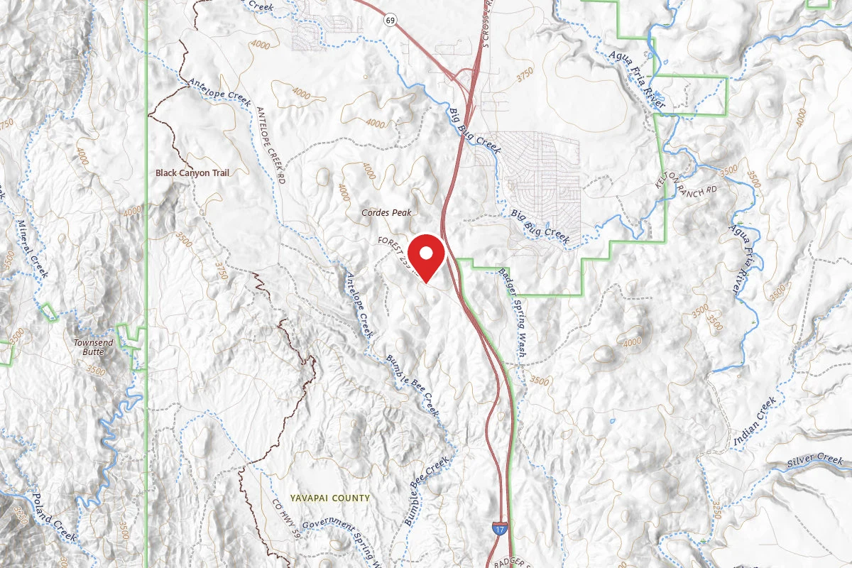 Dispersed Site near 34.2912, -112.1319
