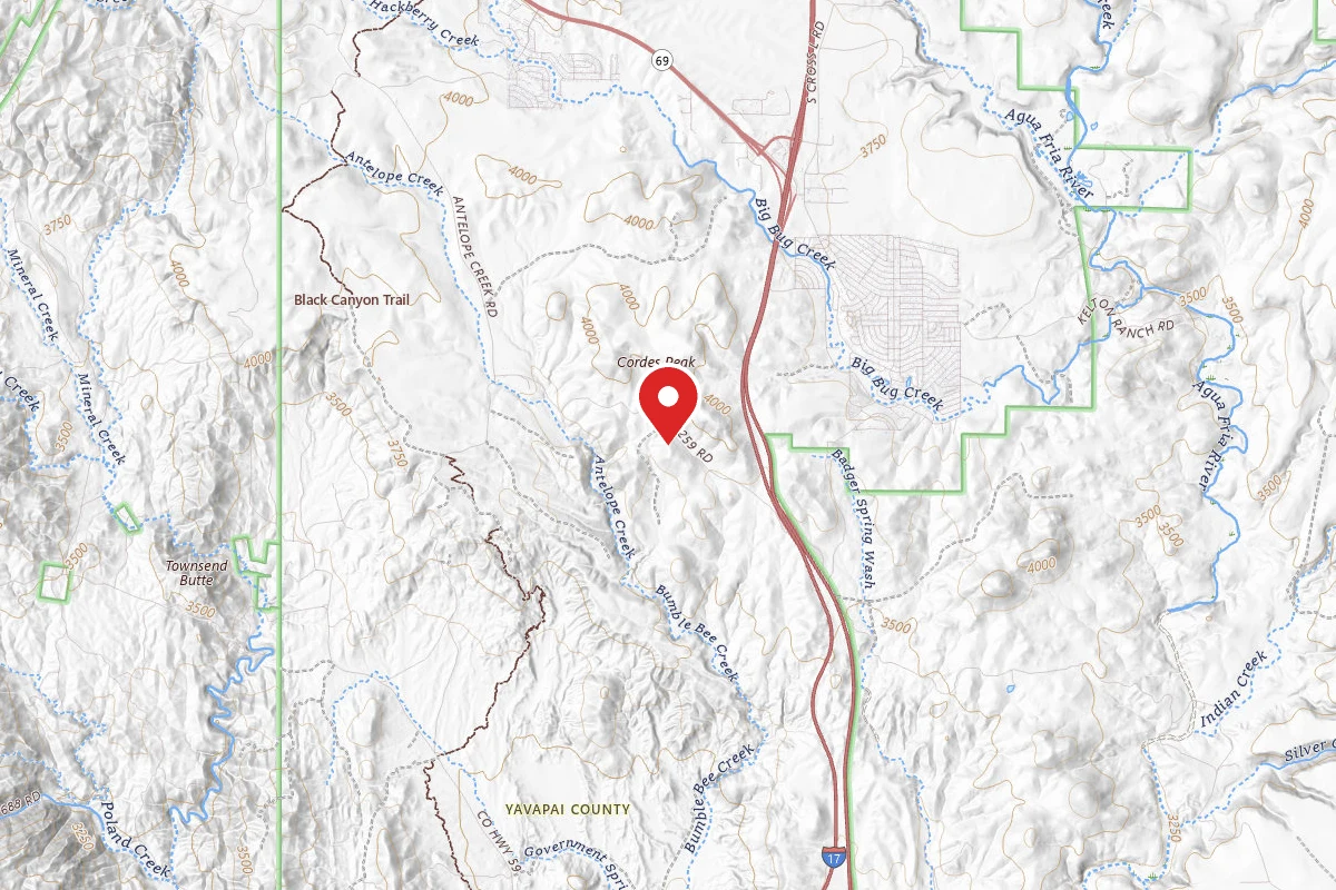 Dispersed Site near 34.2950, -112.1397
