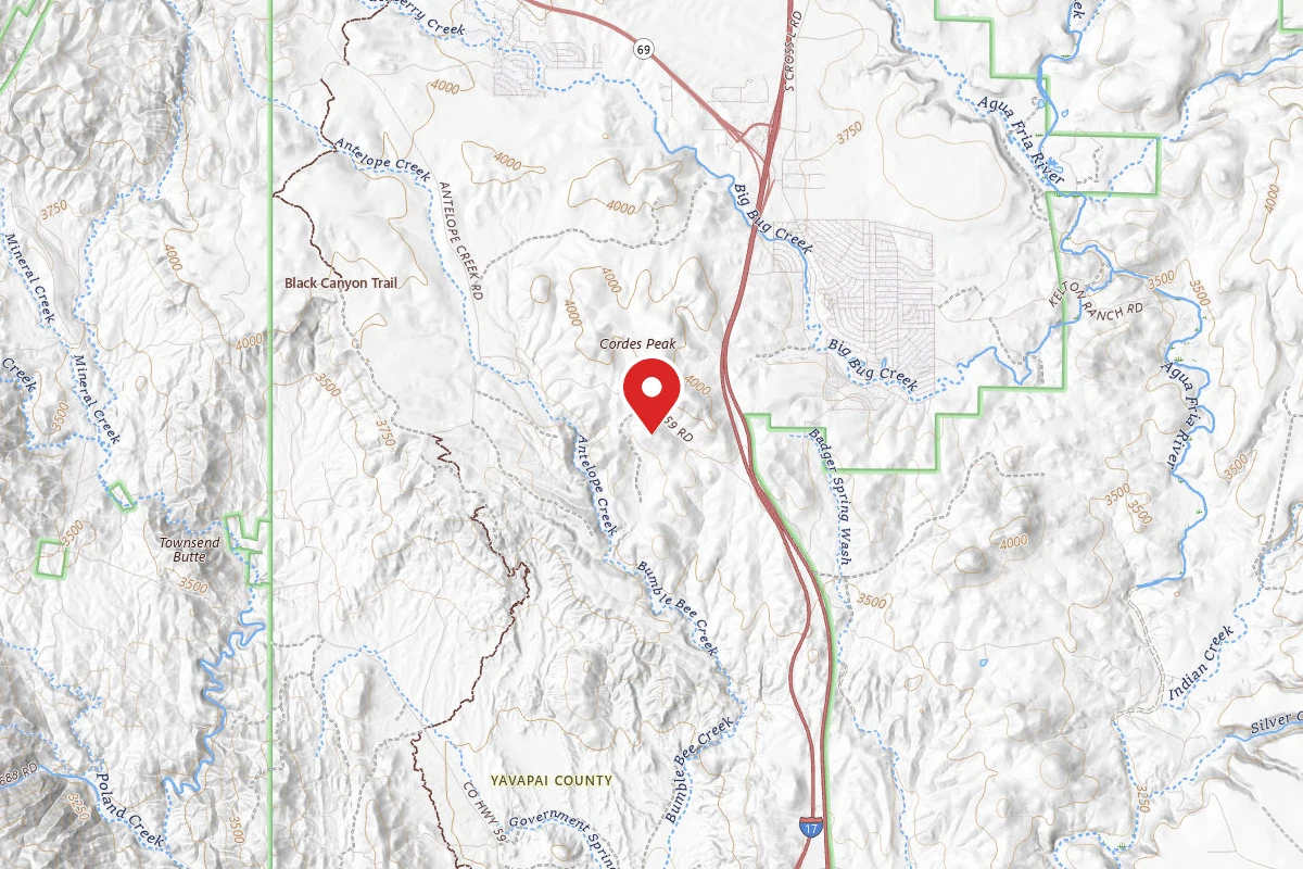 Dispersed Site near 34.2937, -112.1394