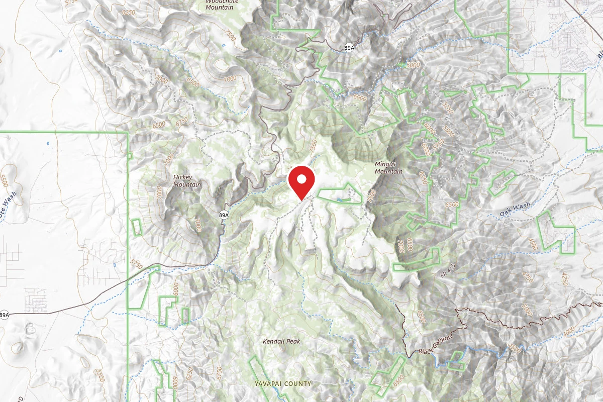 Dispersed Site near 34.6965, -112.1422