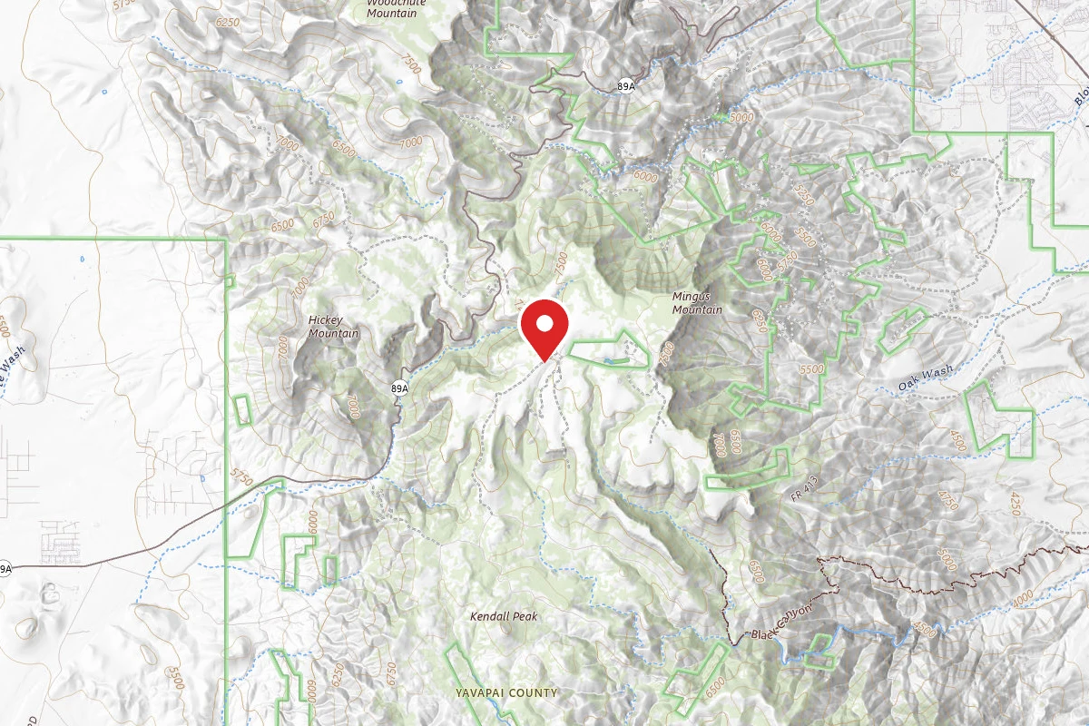 Dispersed Site near 34.6965, -112.1412