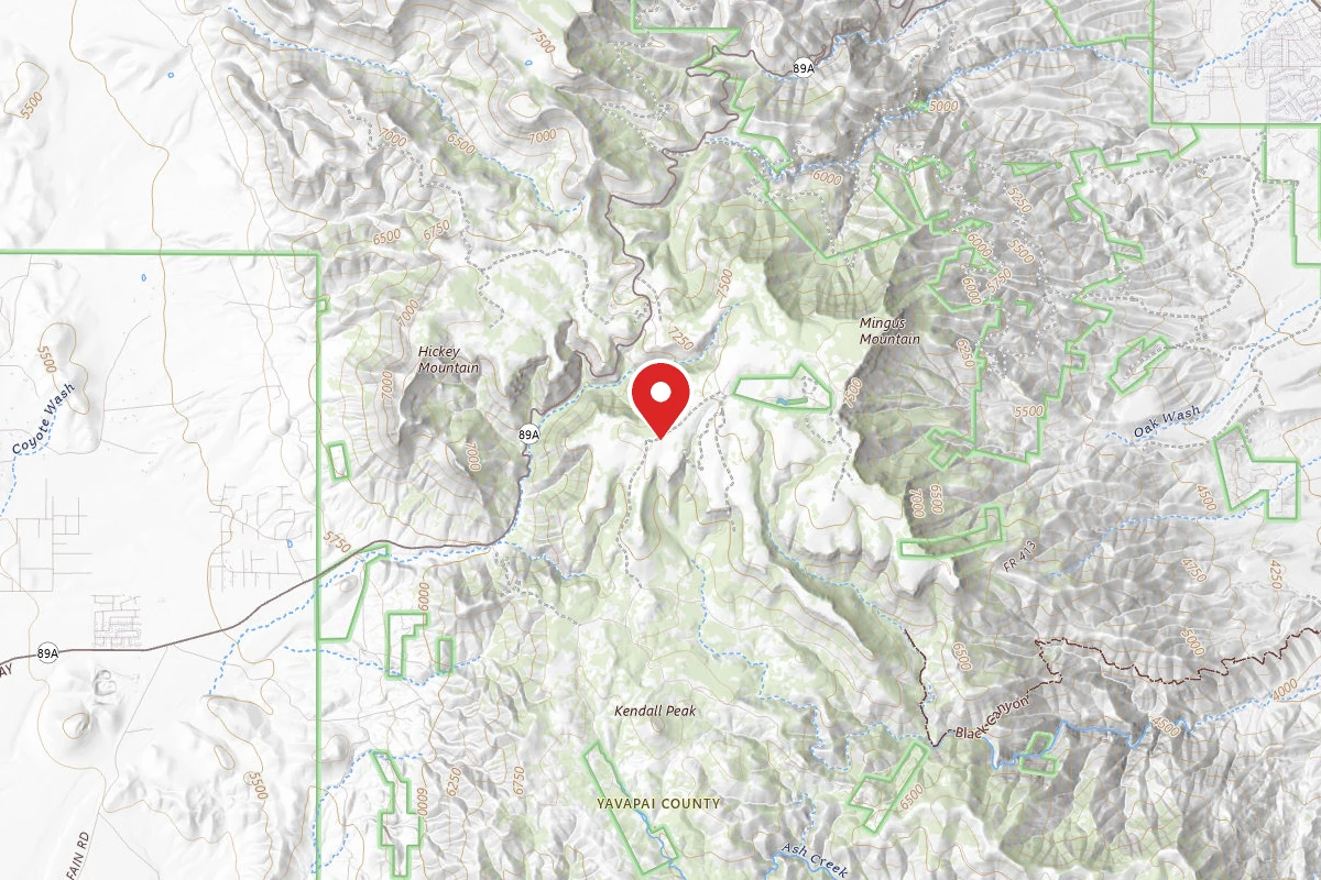 Dispersed Site near 34.6919, -112.1480