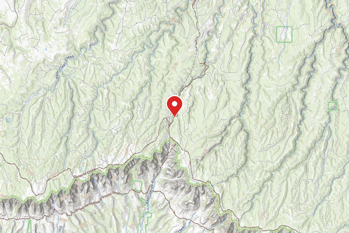 Dispersed Site near 34.4638, -111.2481