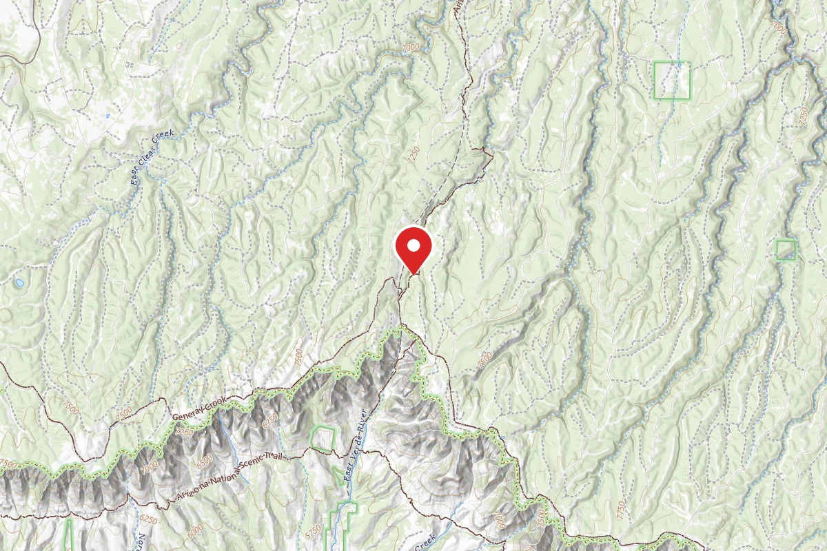 Dispersed Site near 34.4636, -111.2477