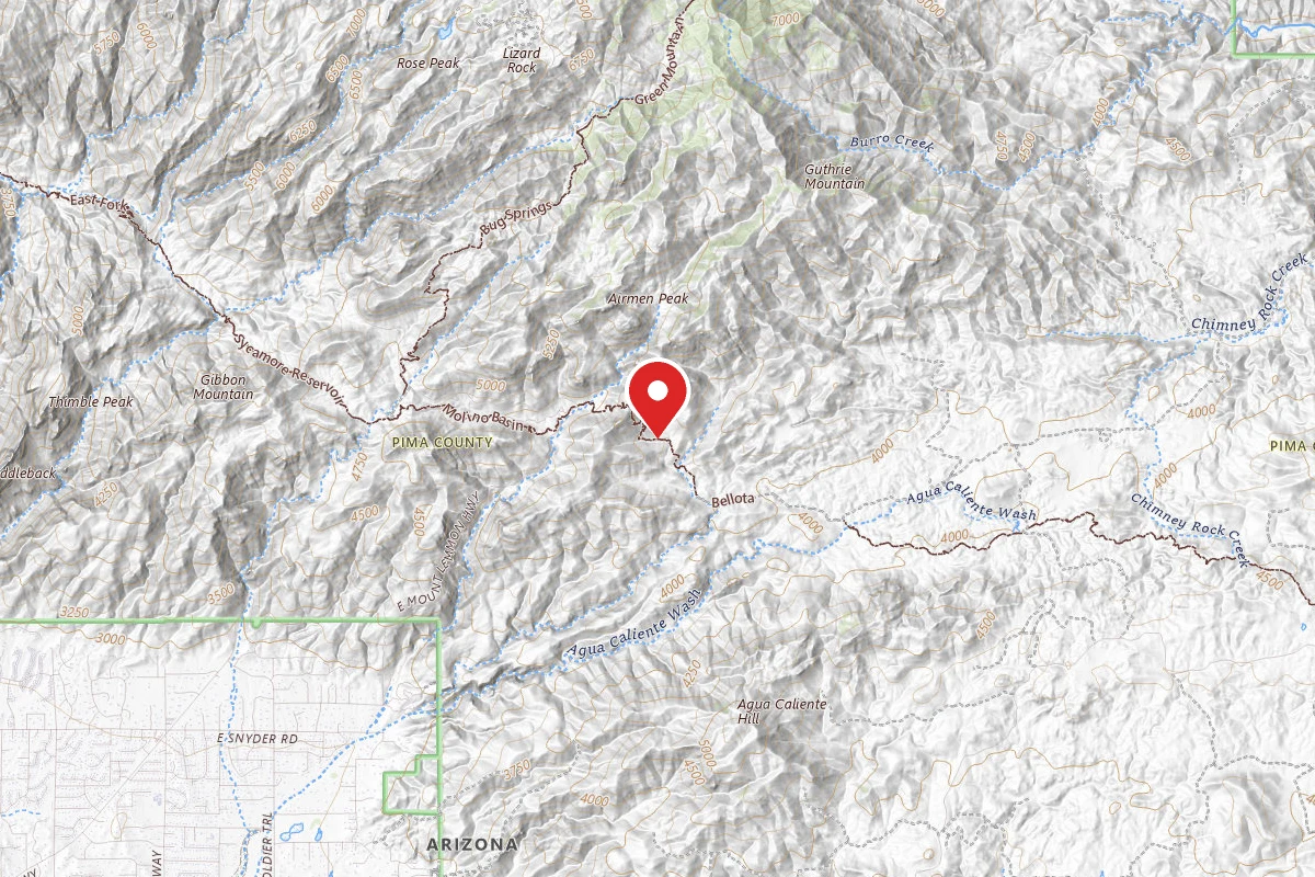 Dispersed Site near 32.3334, -110.6781