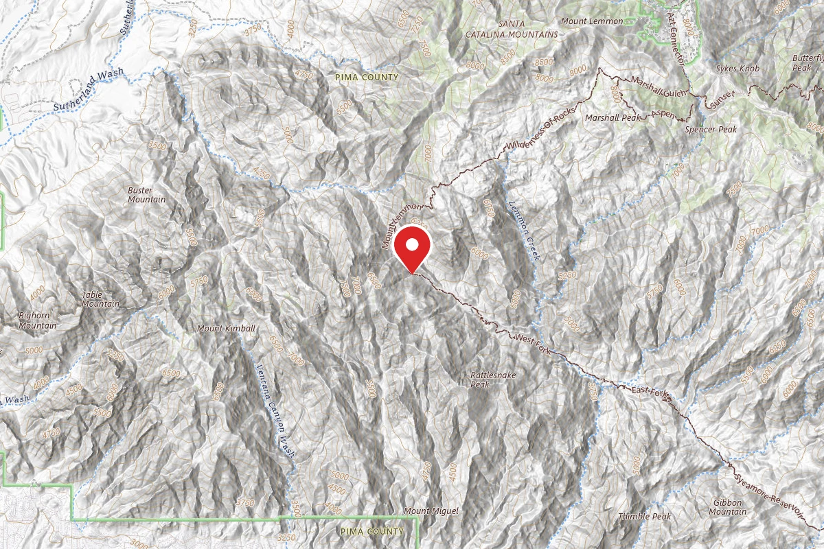 Dispersed Site near 32.3894, -110.8250