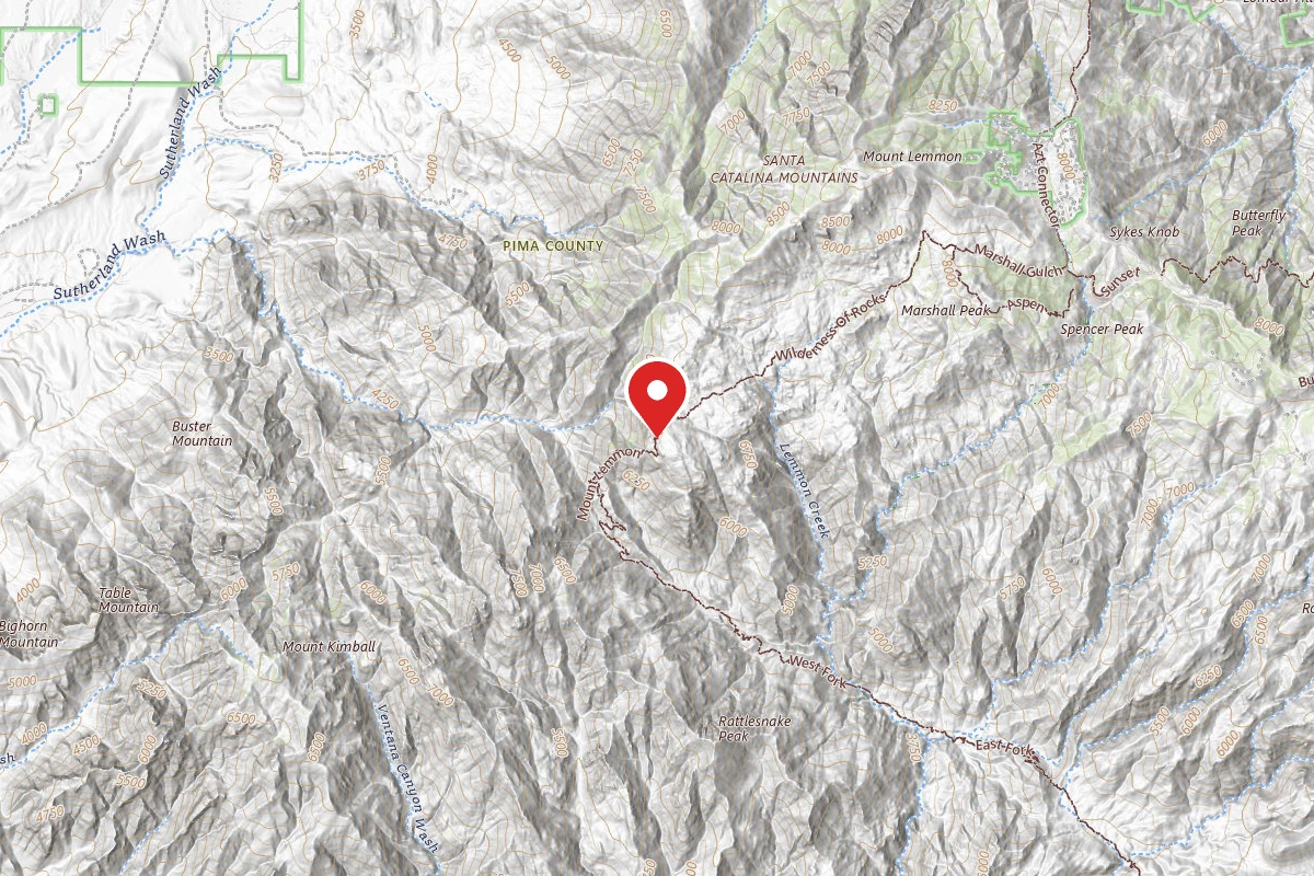 Dispersed Site near 32.4056, -110.8199