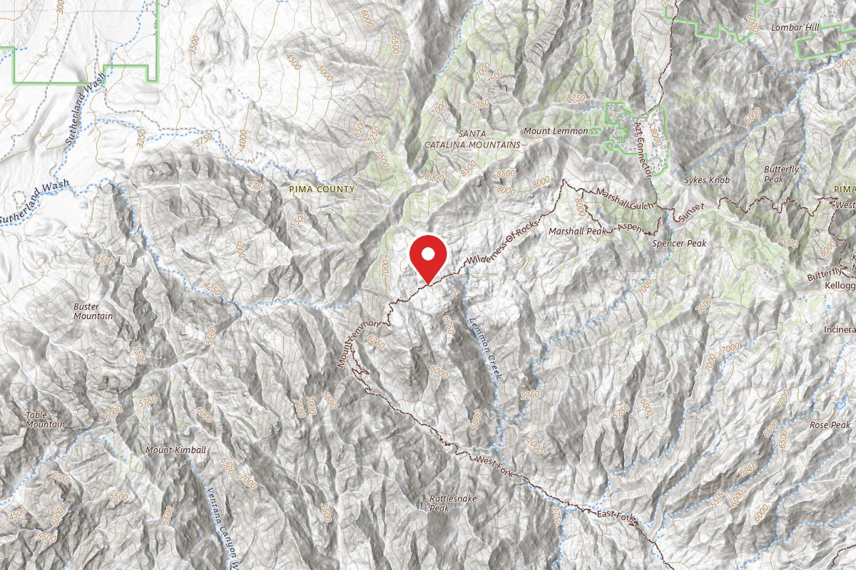 Dispersed Site near 32.4115, -110.8107