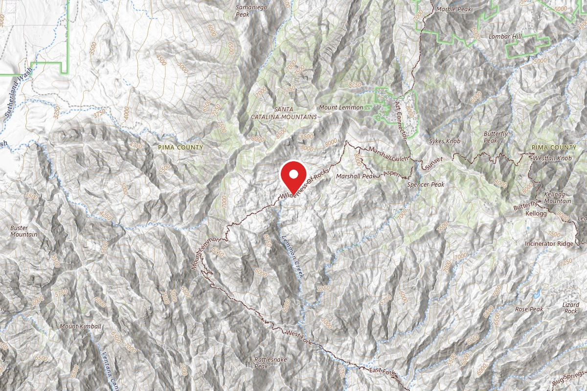 Dispersed Site near 32.4168, -110.7967