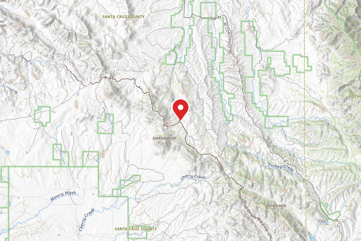 Dispersed Site near 31.4925, -110.5315