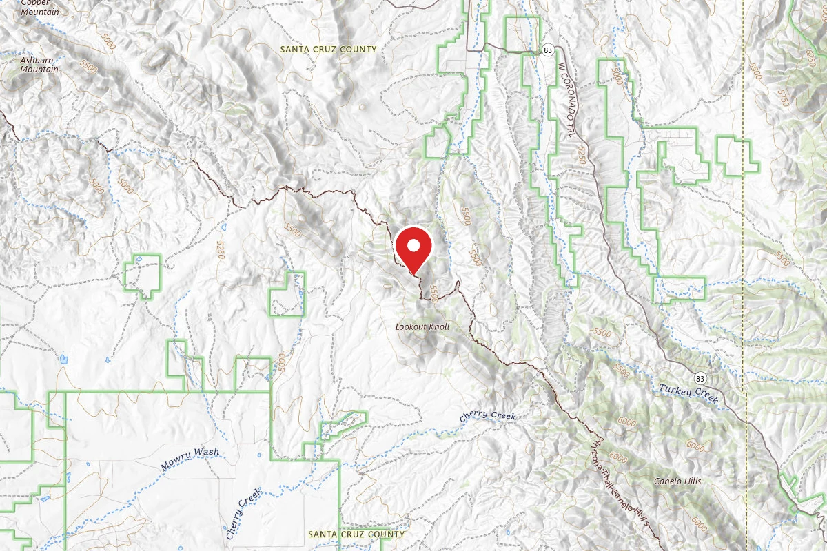 Dispersed Site near 31.4948, -110.5429