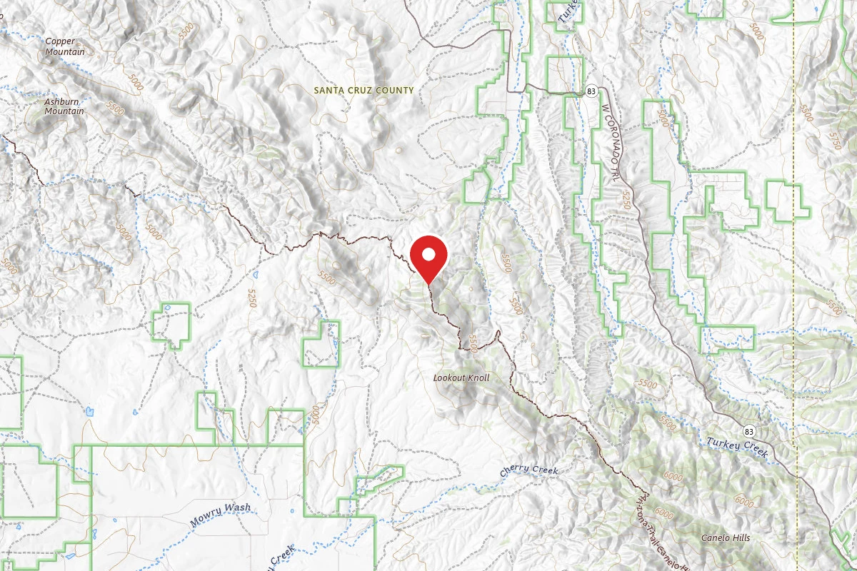 Dispersed Site near 31.5030, -110.5485