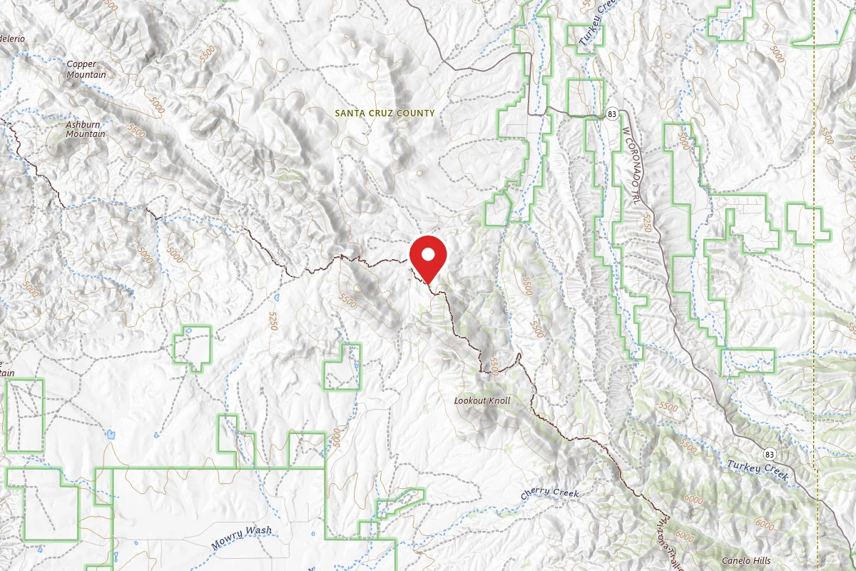 Dispersed Site near 31.5077, -110.5537