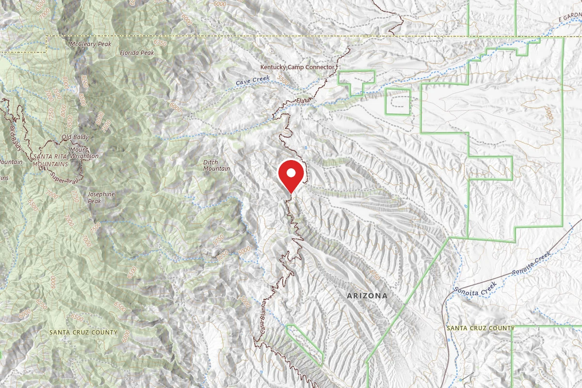 Dispersed Site near 31.6841, -110.7692