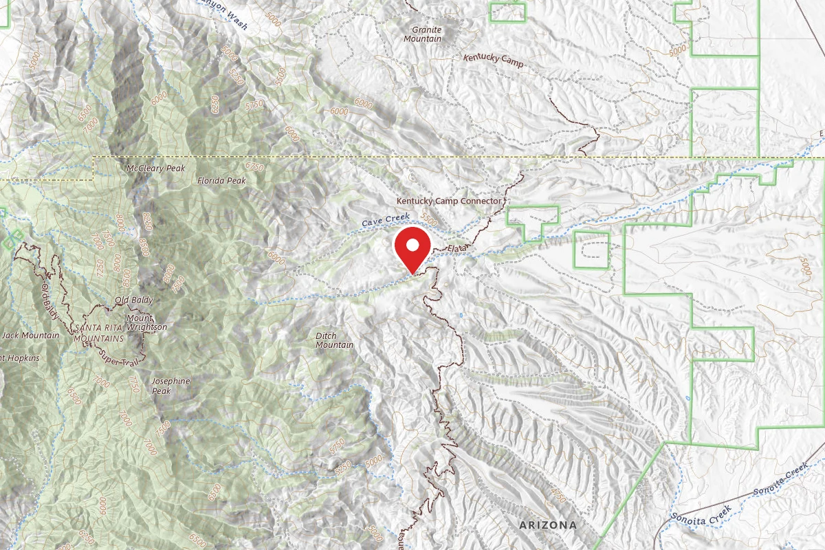 Dispersed Site near 31.7065, -110.7761