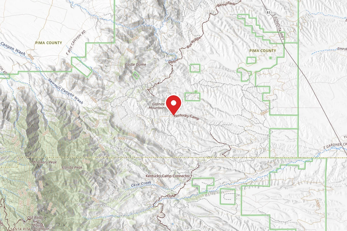 Dispersed Site near 31.7529, -110.7634