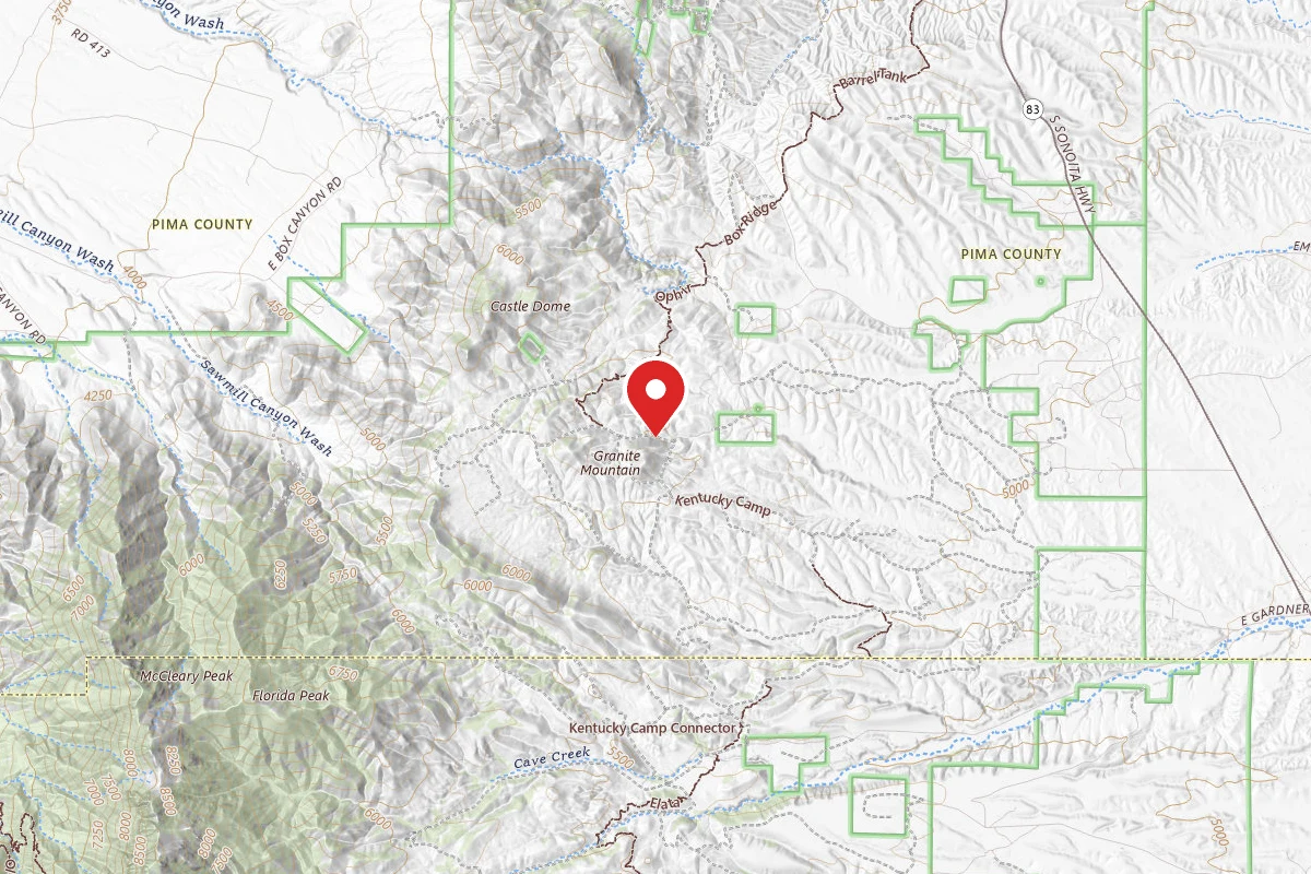 Dispersed Site near 31.7611, -110.7665