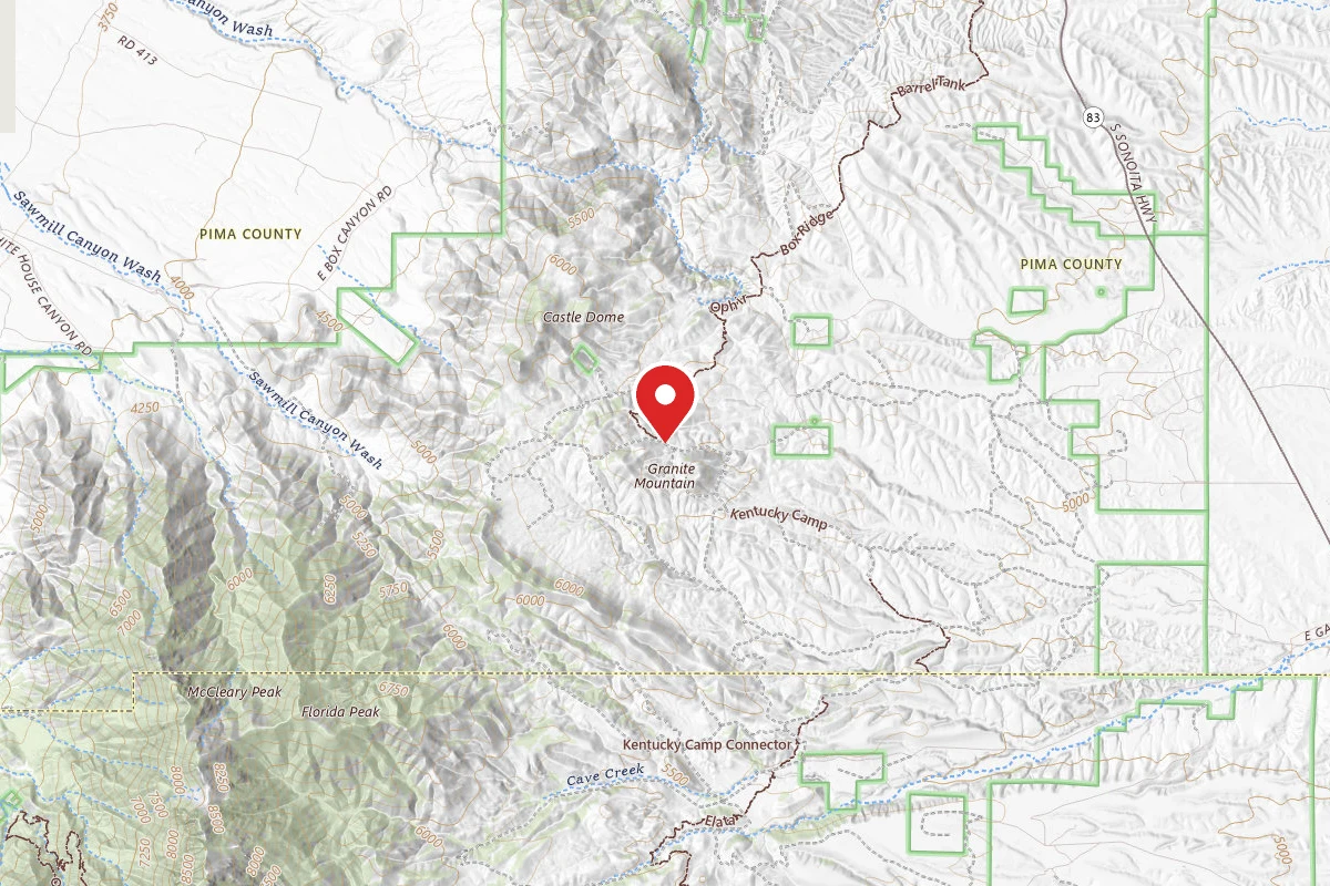 Dispersed Site near 31.7620, -110.7734