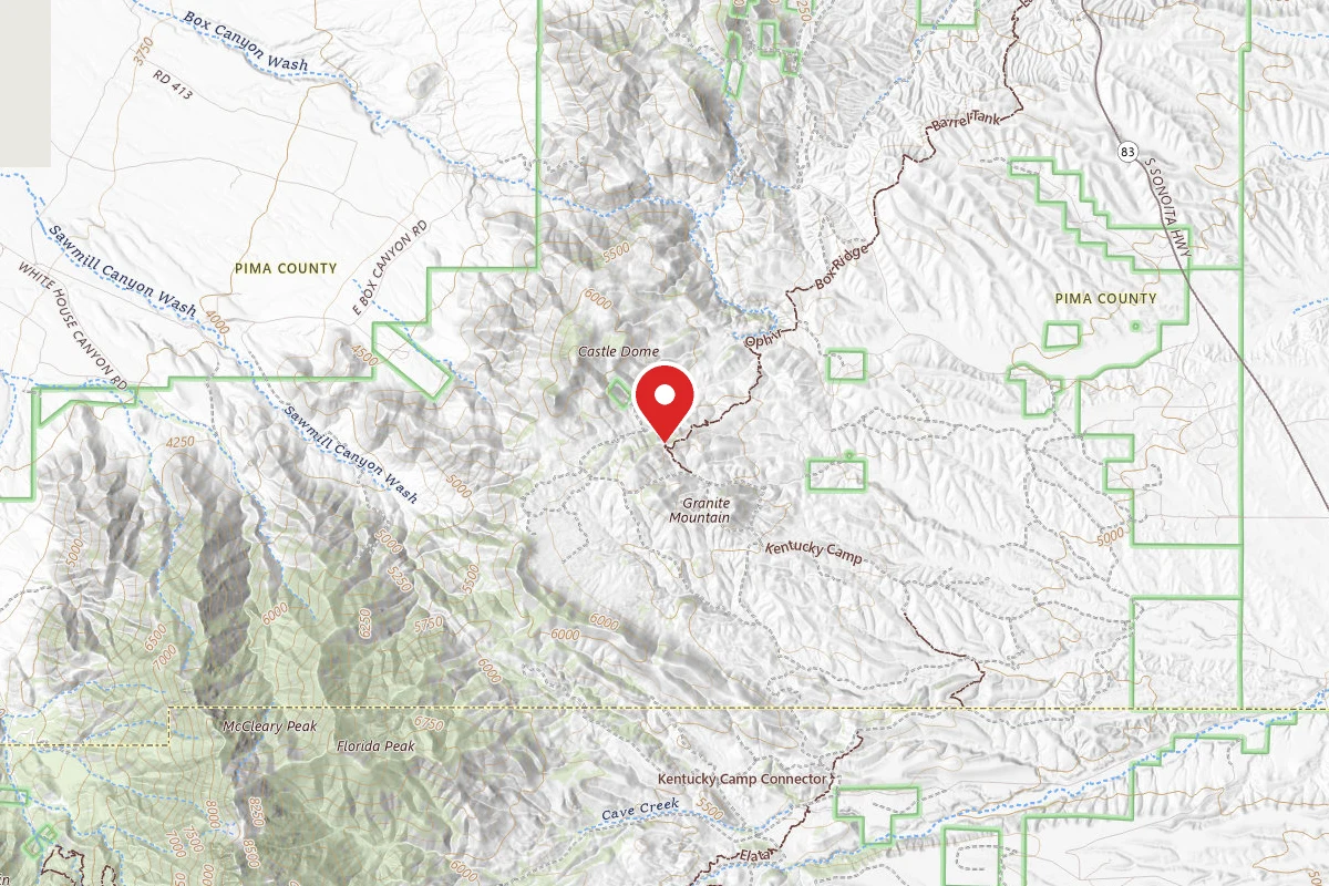 Dispersed Site near 31.7665, -110.7790