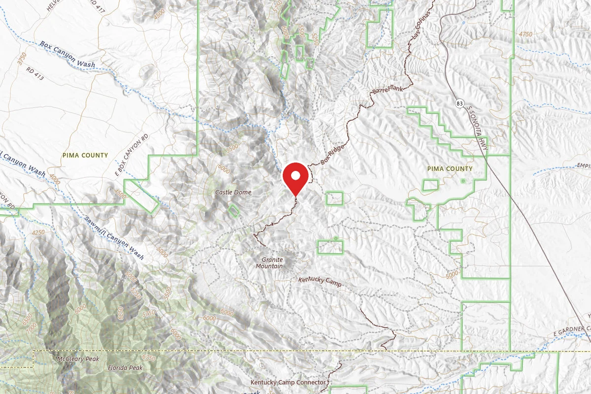 Dispersed Site near 31.7773, -110.7644