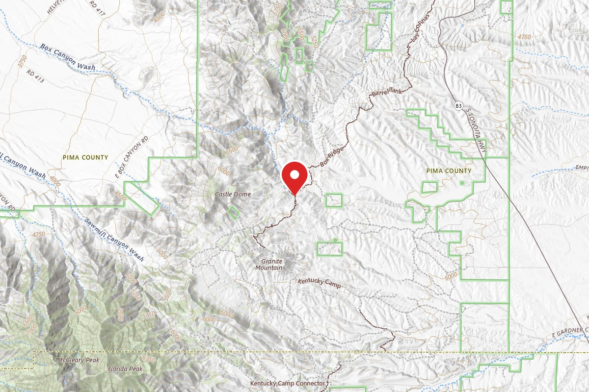 Dispersed Site near 31.7781, -110.7645