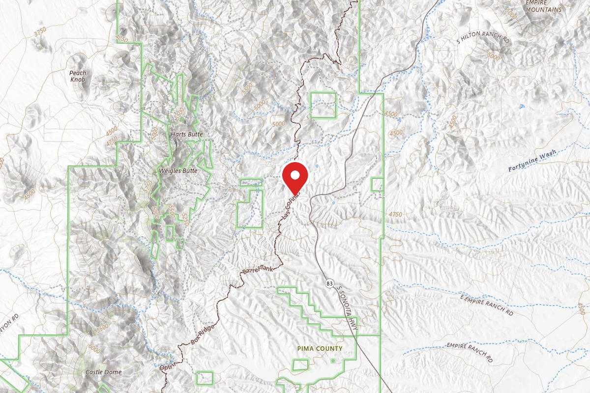 Dispersed Site near 31.8307, -110.7191