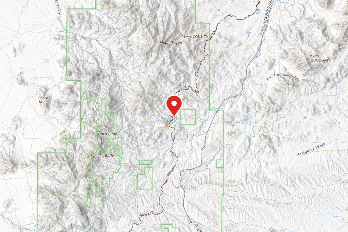 Dispersed Site near 31.8584, -110.7176