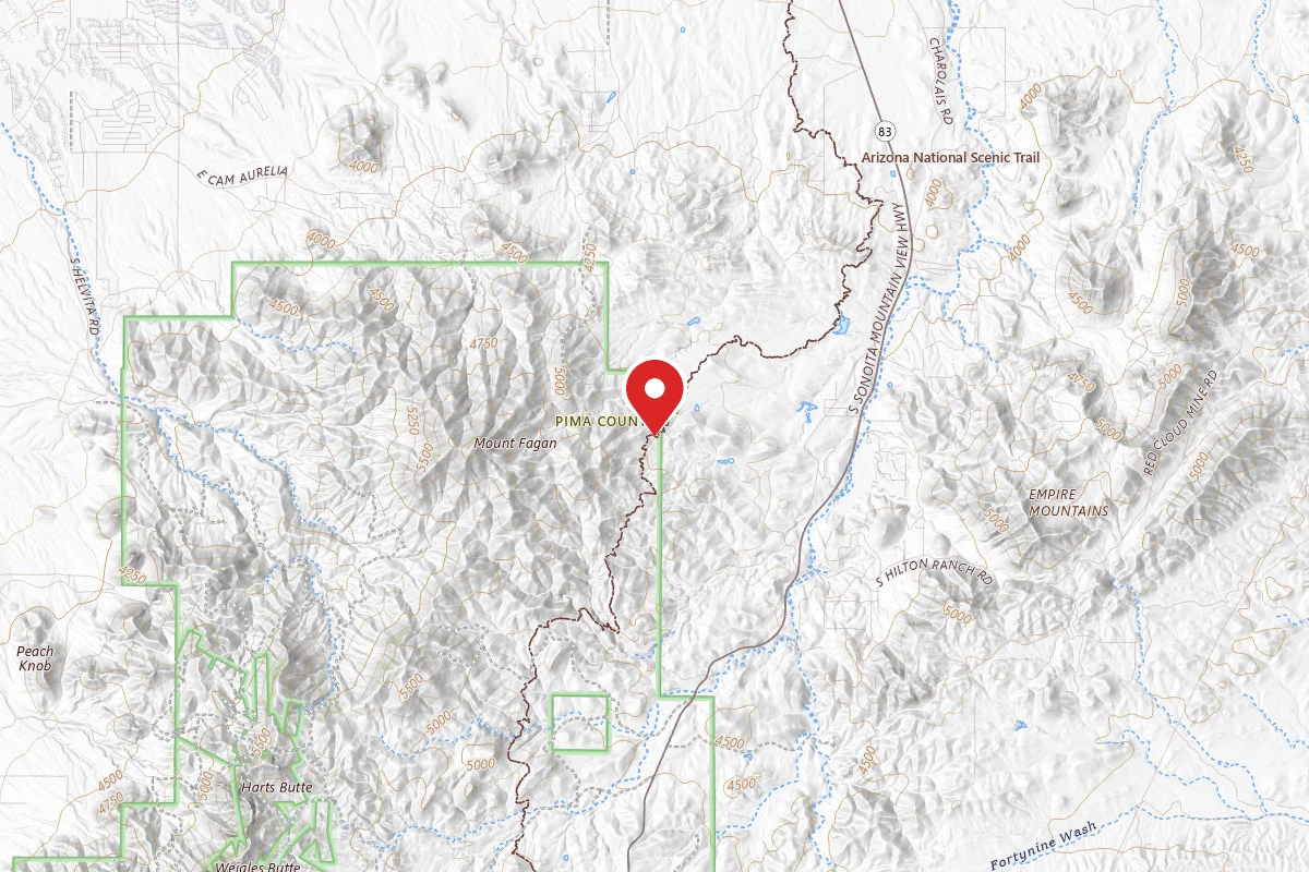 Dispersed Site near 31.8962, -110.6975