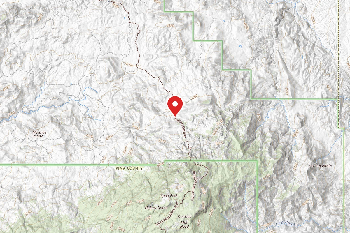 Dispersed Site near 32.2594, -110.5471