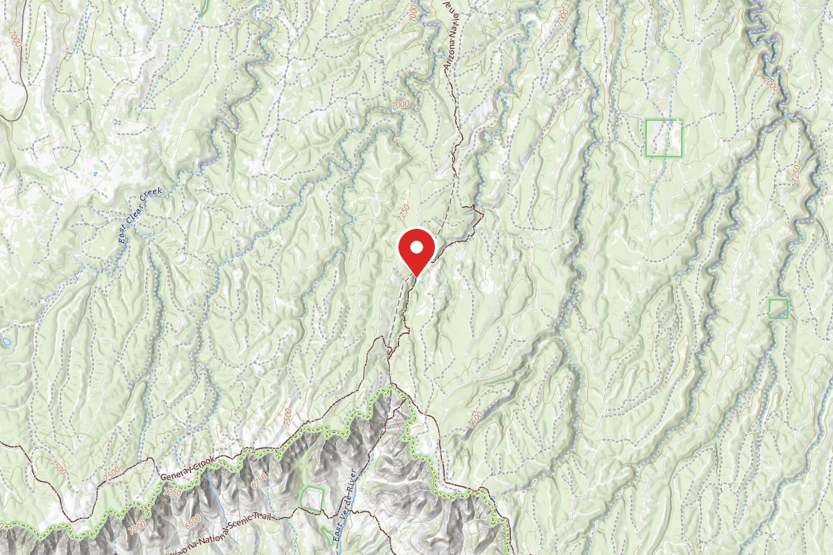 Dispersed Site near 34.4753, -111.2445