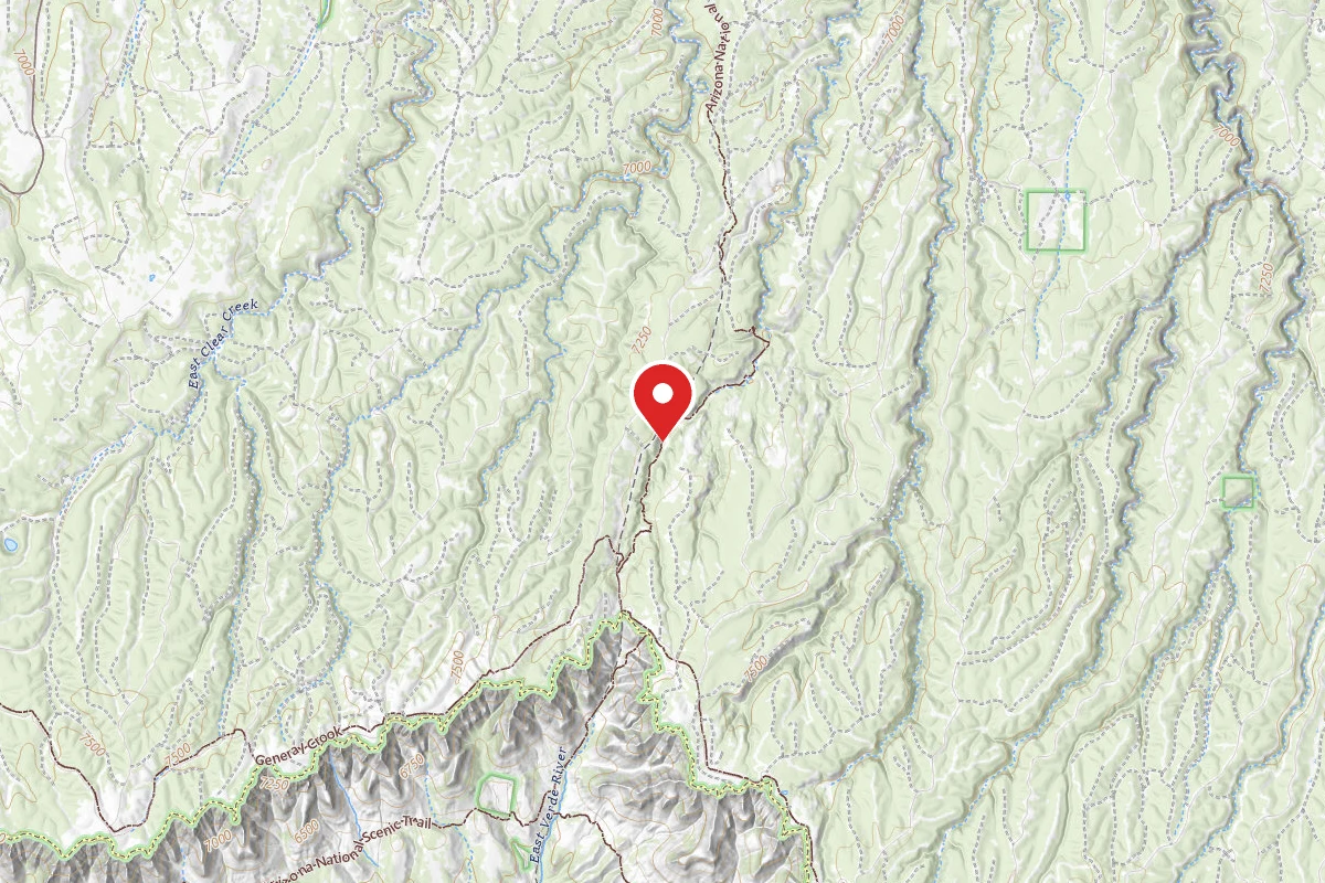 Dispersed Site near 34.4755, -111.2444