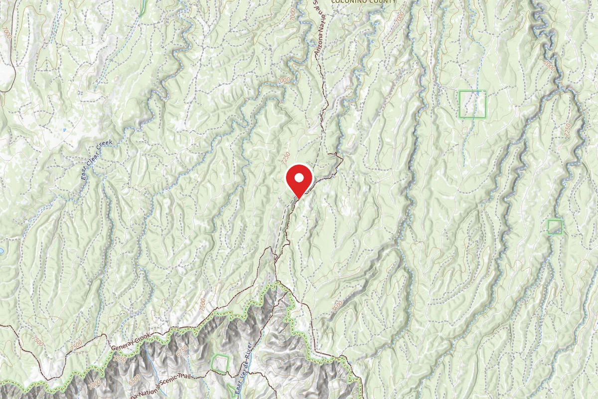 Dispersed Site near 34.4768, -111.2430