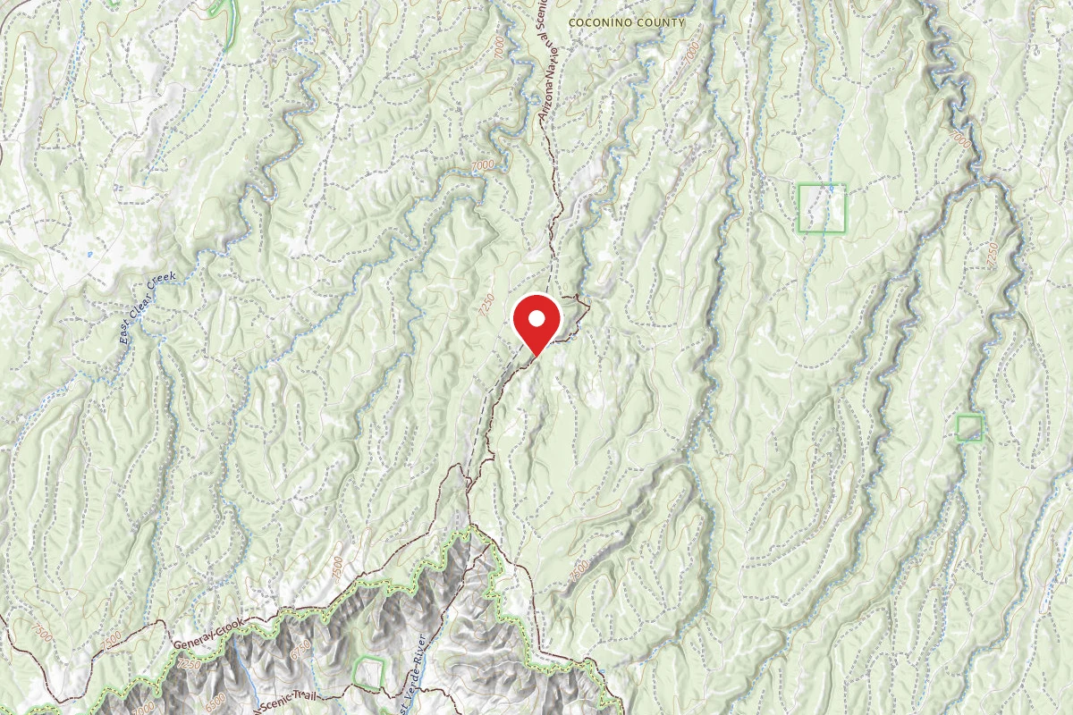 Dispersed Site near 34.4802, -111.2381