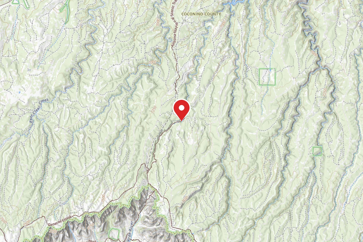 Dispersed Site near 34.4831, -111.2319