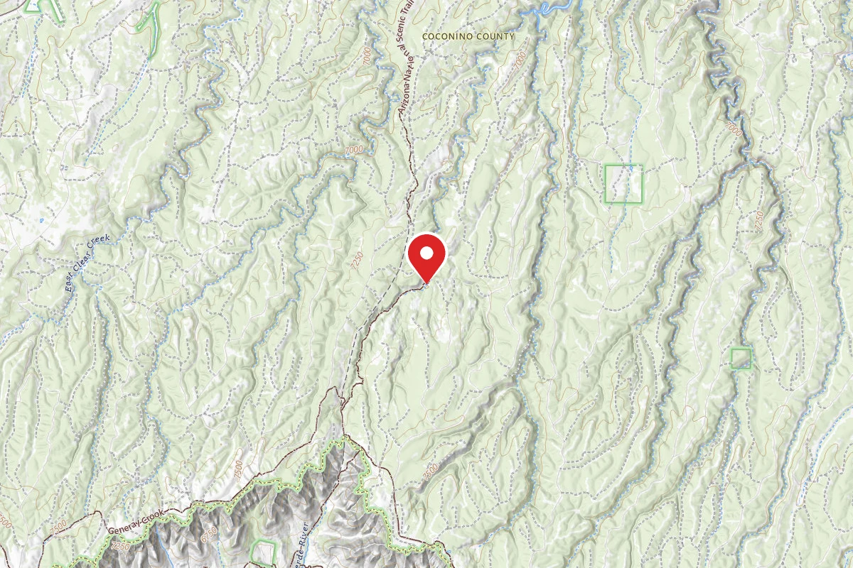 Dispersed Site near 34.4838, -111.2309