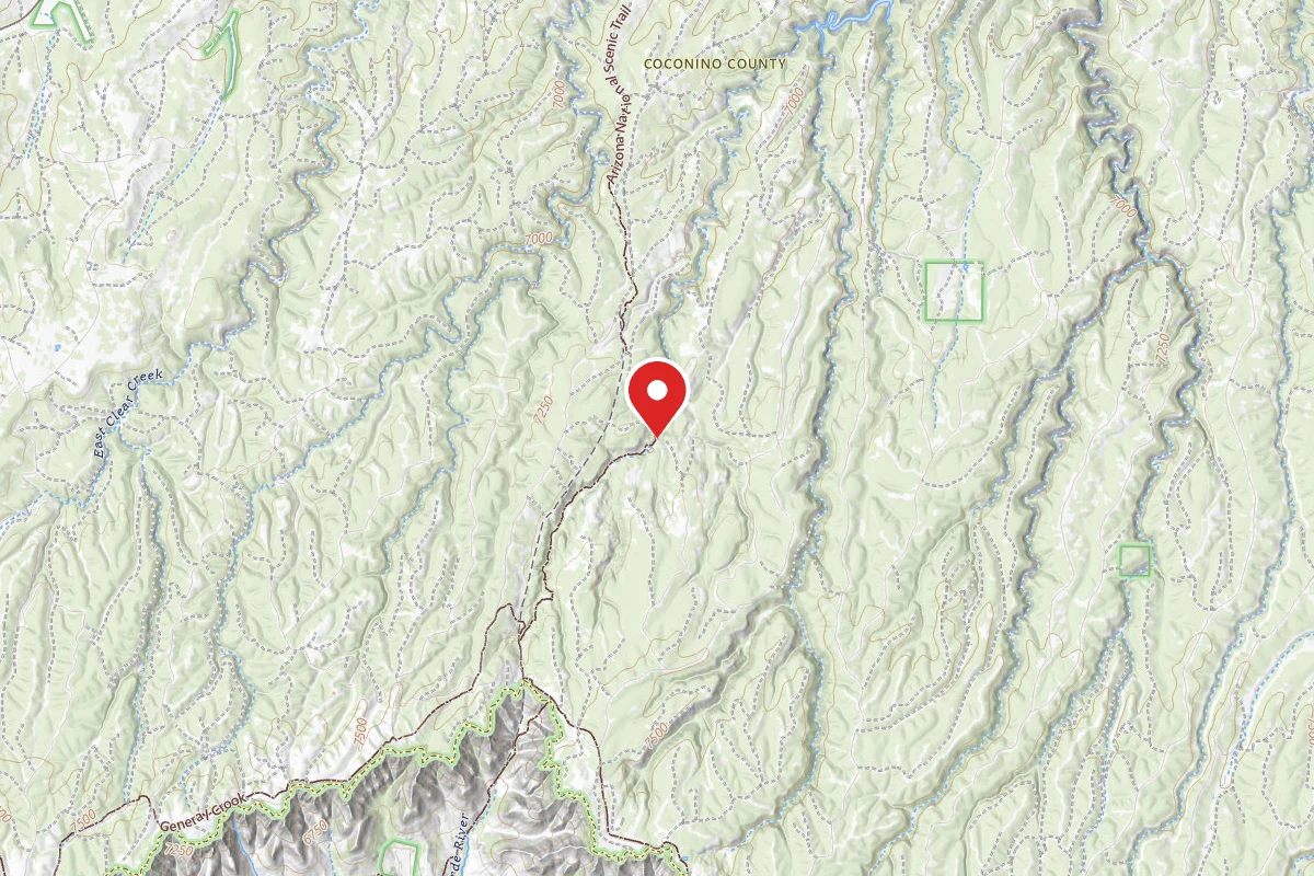 Dispersed Site near 34.4848, -111.2299